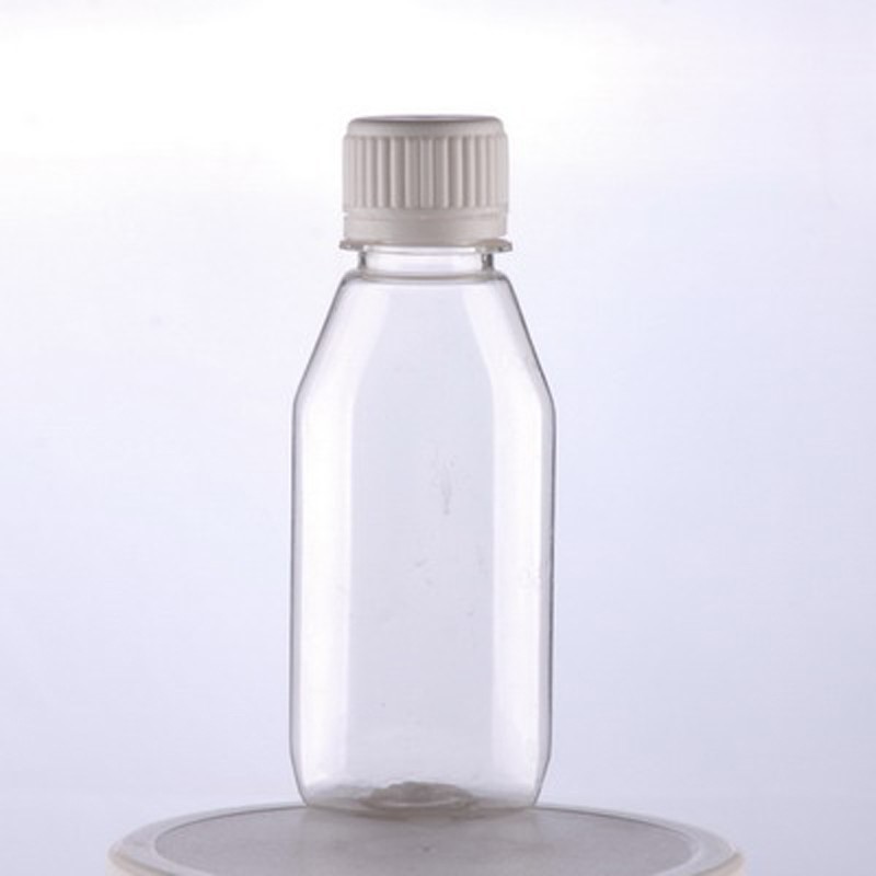 100ml Pet Round Plastic Syrup Bottle with Cap