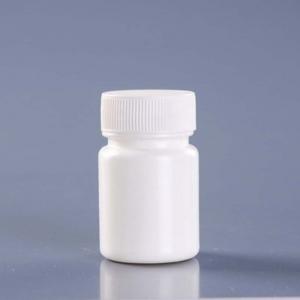 20g White Empty HDPE Plastic Medicine Pill Capsule Bottle for Pharmacy