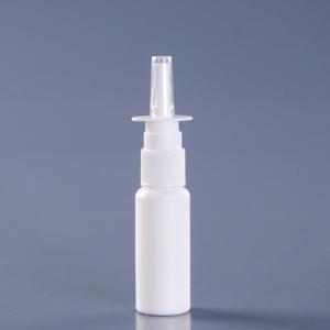20ml HDPE Empty White Oral Nasal Throat Mist Spray Bottle for Pharmaceutical Packaging