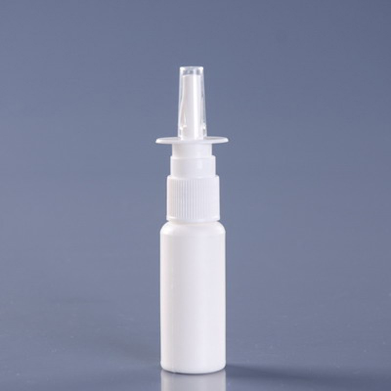 20ml HDPE Empty White Oral Nasal Throat Mist Spray Bottle for Pharmaceutical Packaging