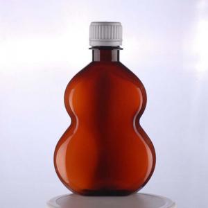 250ml Amber Empty Prescription Tablet Vitamin Oral Liquid Syrup Bottle