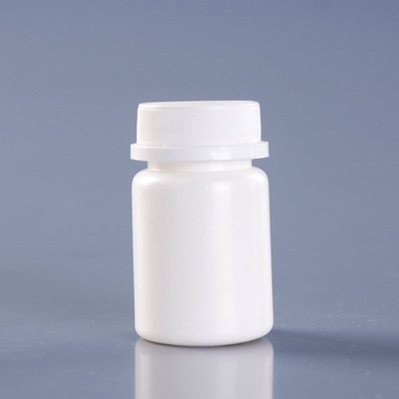 30ml Plastic Capsule Container Medical Packaging Box White Pill Bottle with Tamper Proof Cap