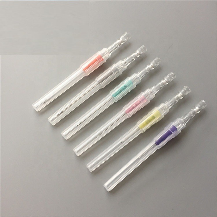 Anti-backflow pen-type indwelling needle