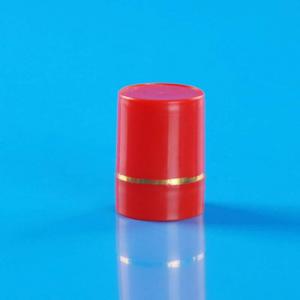 Cosmetic Packaging 7g Red Plastic Cream Jar with Plastic Lid