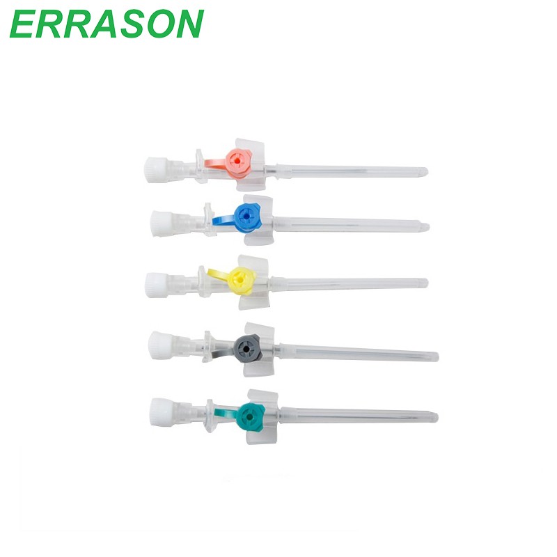 Disposable IV Cannula with injection port