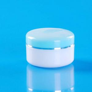 Empty OEM Cosmetic Containers Biodegradable Cosmetic Packaging Plastic Cream Jar with Lid