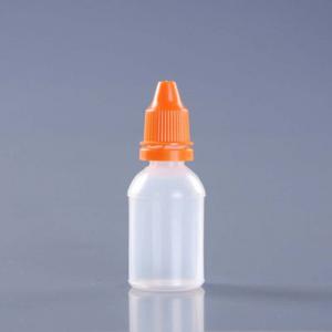 Empty Small Eye Drop Clear Plastic Bottle LDPE Medicine Liquid Dropper Bottle