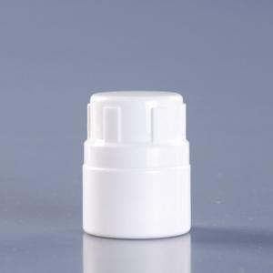Empty White Medical Package HDPE Plastic 20ml Pill Tablet Bottle with Childproof Cap