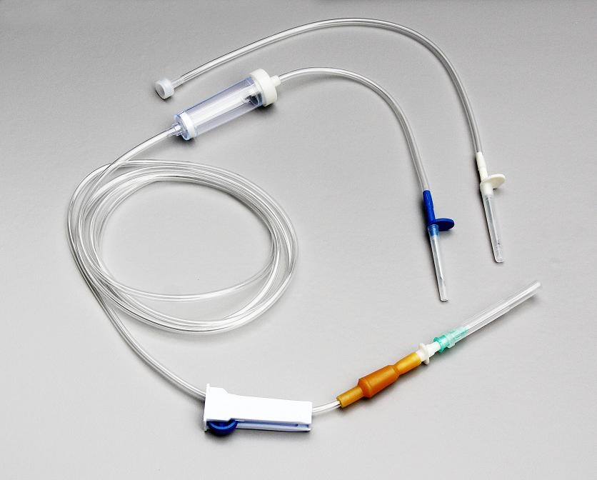 Medical use Disposable iv infusion set with needle