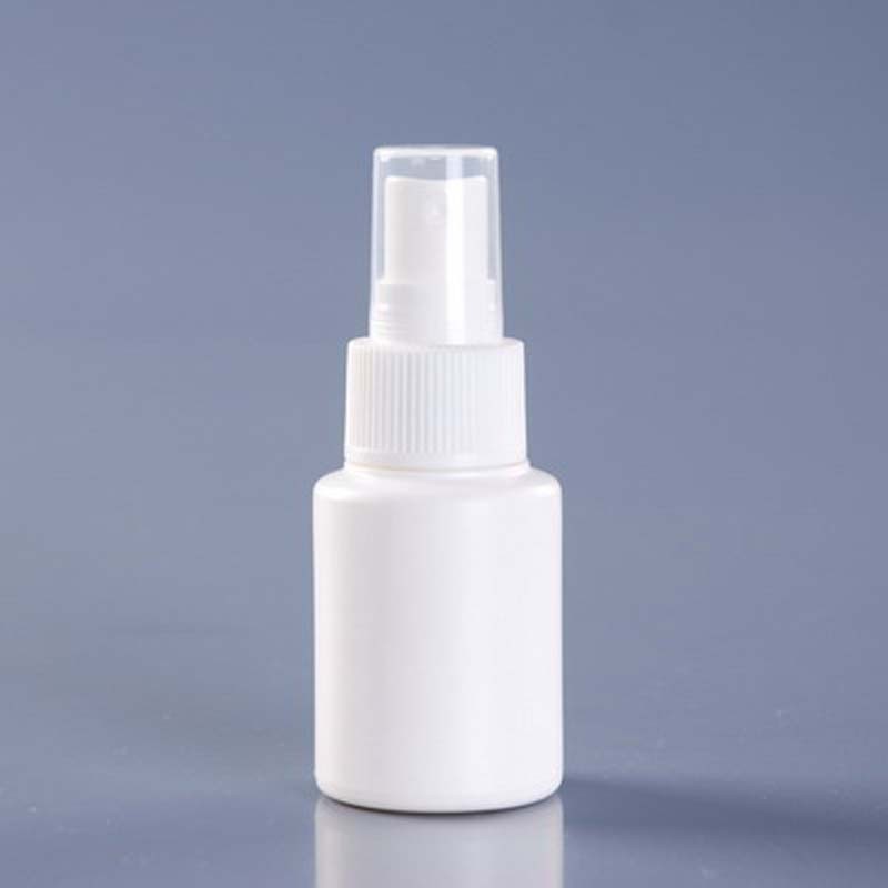 Stock Product Empty 50ml White Plastic Contiunous Fine Mist Pump Spray Bottle