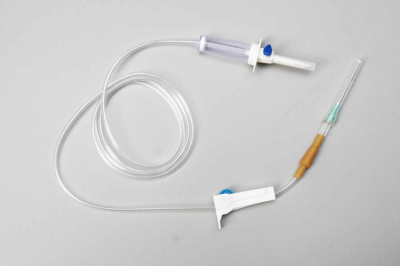 Y type medical grade PVC infusion set